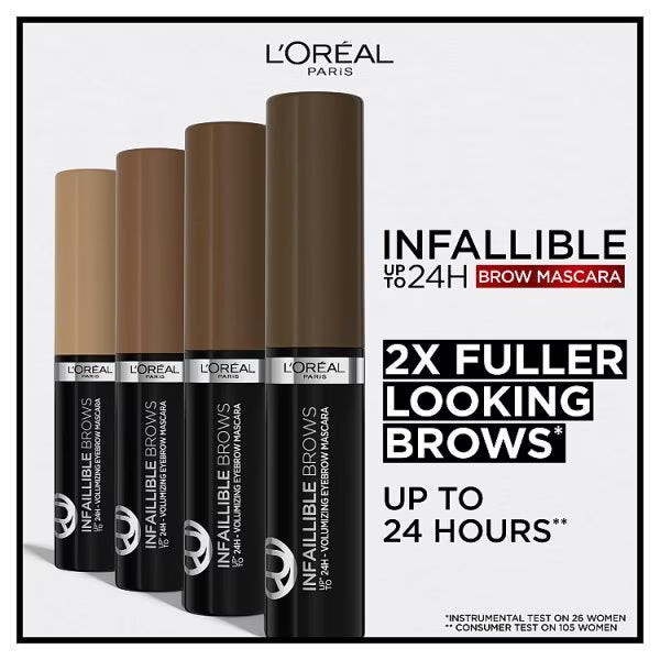 L'Oreal Paris Infallible Brow Mascara Brunette, UK version
