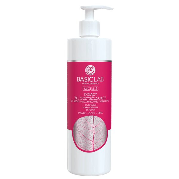 BasicLab Soothing Gel for Vascular Sensitive Skin 300ml - British product