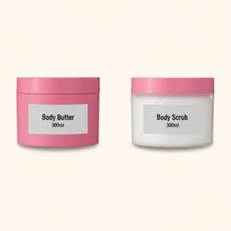 Soap & Glory Vanilla-licious body butter and scrub duo (British brand)