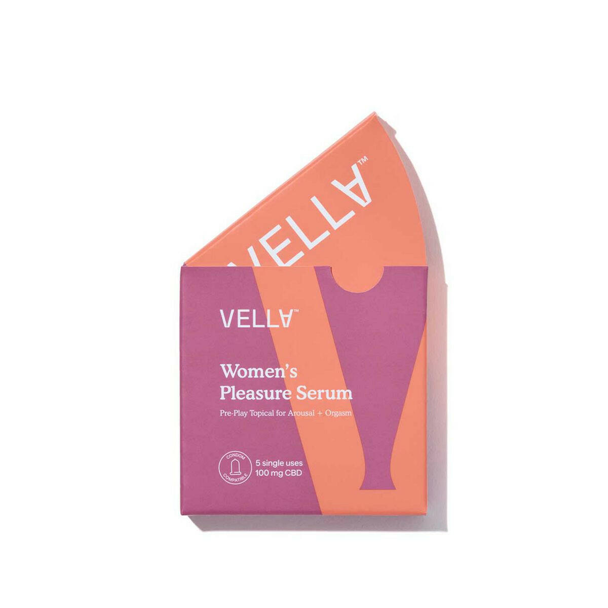 Vella Women's Pleasure Serum Single Use Sachets 5 x 1.5ml (20mg CBD) Body Care Boots