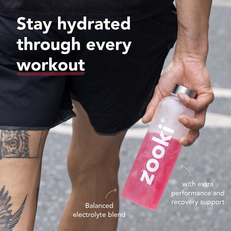 Zooki Hydration Exercise Recover Cherry Flavour 7 Sachets