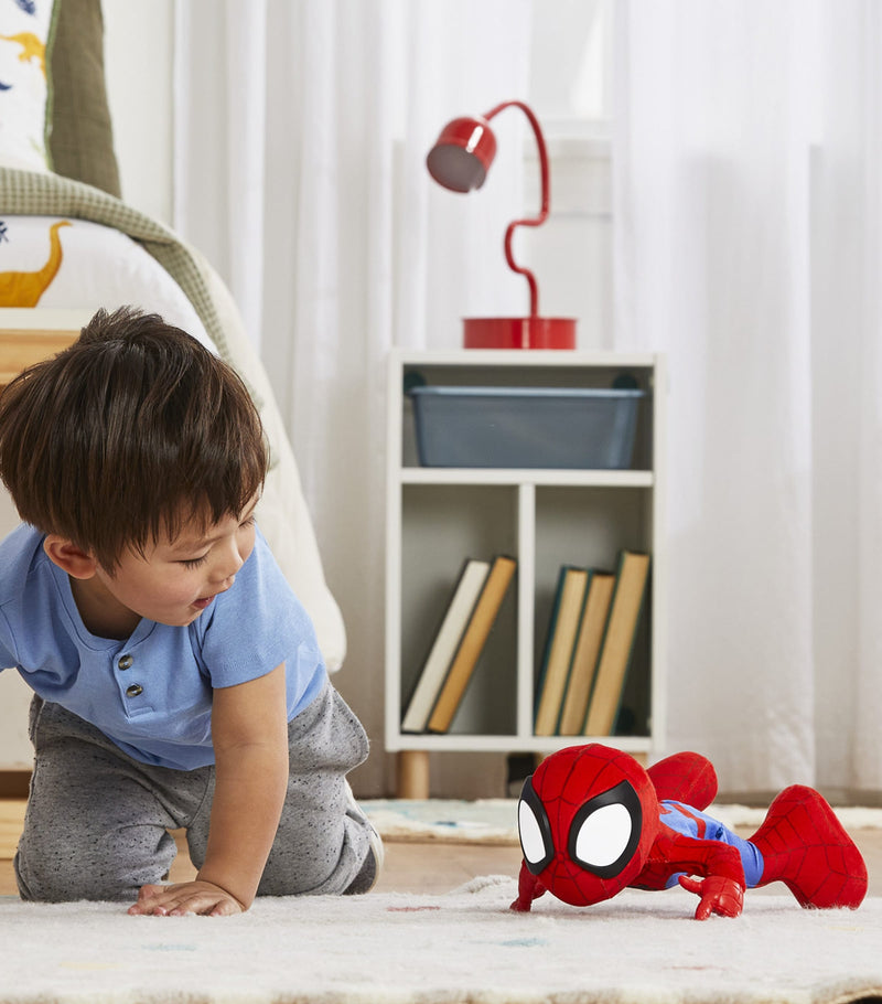 Marvel Dance 'N Crawl Spidey plush toy, imported from the UK