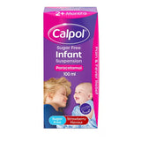 Calpol Infant Sugar Free Suspension Strawberry Flavour 100ml