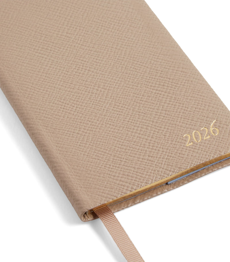Smythson Panama Leather Weekly Diary 2026 (British brand)