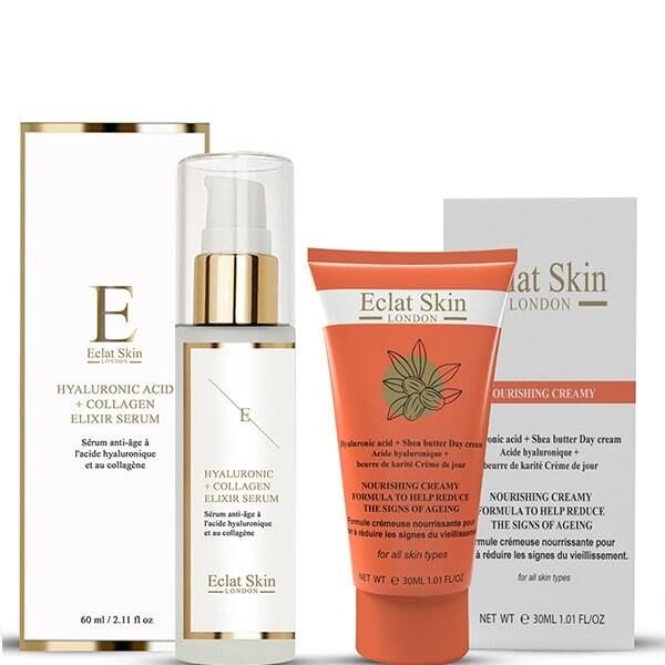 Eclat Skin London HA & Collagen Serum + HA Shea Butter cream