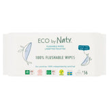 Eco By Naty Flushable Baby Wipes 56 per pack