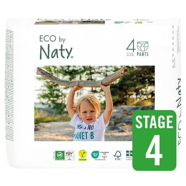 Eco by Naty Nappy Pants Size 4 (8-15kg) 22 per pack