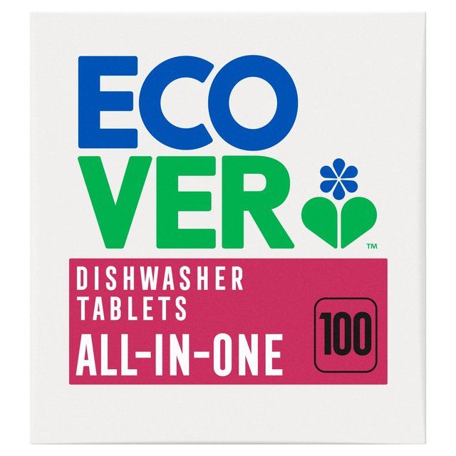 Ecover All in One Dishwasher Tablets XL 100 per pack