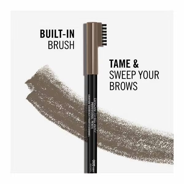 Rimmel London Brow Pencil 005 Ash Brown - British product