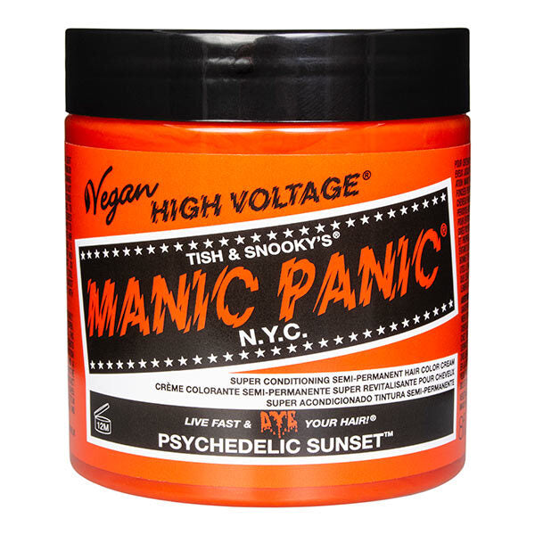 Manic Panic Hair Dye Psychedelic Sunset 237ml, imported from the UK