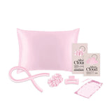 Silver Cloud heatless curler set pink standard pillowcase (British brand)