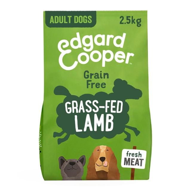 Edgard & Cooper Adult Grain Free Dry Dog Food with Fresh Grass-Fed Lamb 2.5kg