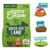 Edgard & Cooper Adult Grain Free Dry Dog Food with Fresh Grass-Fed Lamb 2.5kg