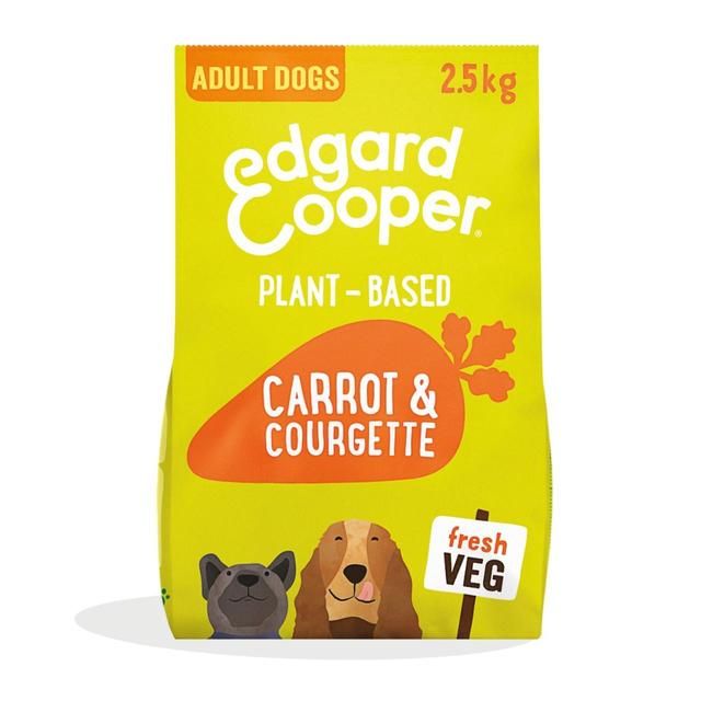Edgard & Cooper Fresh Dog Dry Food Plant Based Adult Carrot & Courgette 2.5kg