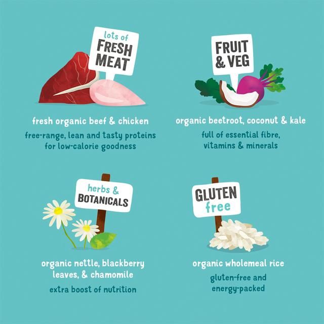 Edgard & Cooper Gluten Free Dry Dog Food Organic Beef & Free-Range Chicken 2.5kg