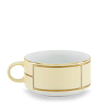 GINORI 1735 Porcelain Colonna Diva Giallo Teacup (245ml)