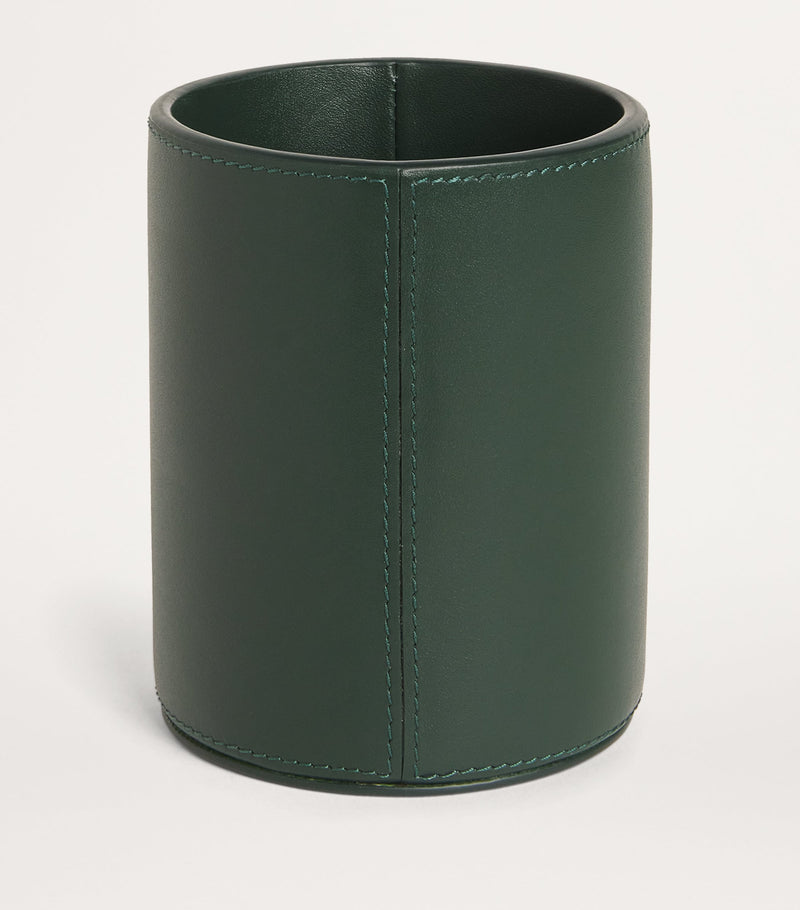 Harrods Leather Pen Pot, UK version