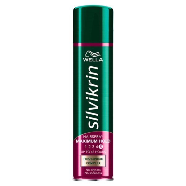 Wella Silvikrin Maximum Hold Hairspray, 400 ml GOODS Superdrug