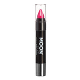 Moon Glow UV Body Crayons Intense Pink, imported from the UK