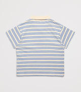 Organic Cotton Stripe Polo Shirt for Children Ages 18 Months to 10 Years