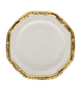Les Ottomans Ceramic Bamboo Salad Plate 21cm
