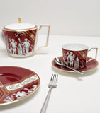 Wedgwood Renaissance teacup and saucer set (British brand)