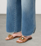 LOEWE Pebble Leather Sandals, UK version