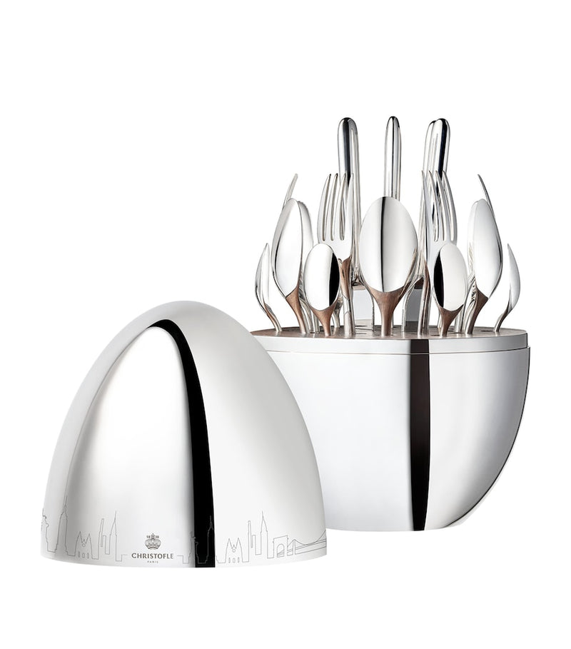 Christofle Mood New York 24-piece cutlery set - British product