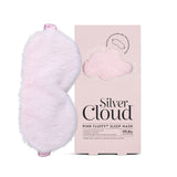 Silver Cloud Silver Ion Fluffy Satin Sleep Mask Pink