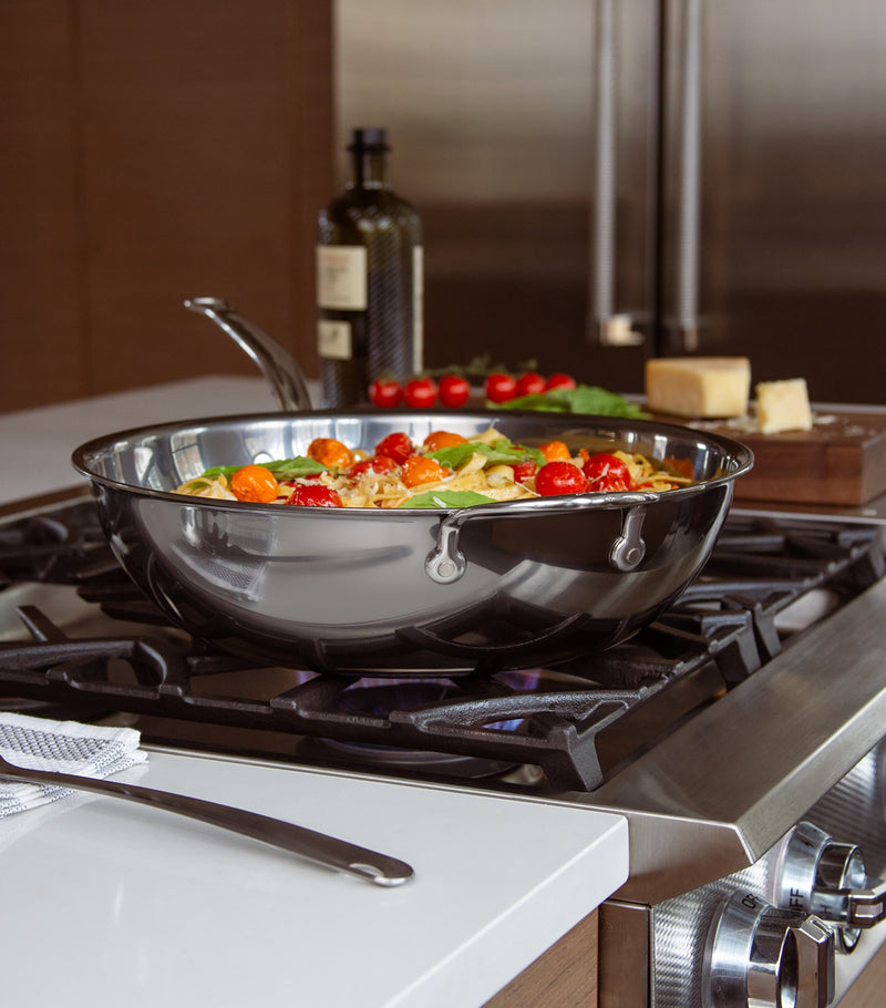 Hestan Stainless Steel NanoBond Chef’s Pan (36cm)