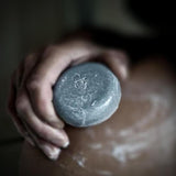 Obvs Skincare salt soap peppermint charcoal 90g, imported from the UK