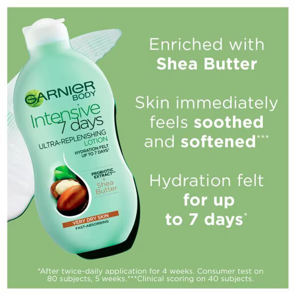 Garnier Intensive Shea Butter Body Lotion Dry Skin 400ml, UK version