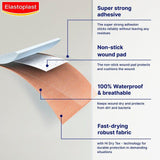 Elastoplast Extra Tough Waterproof Fabric Plasters 12s 12 per pack
