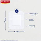 Elastoplast XL Sensitive Dressing Plasters 5s 5 per pack