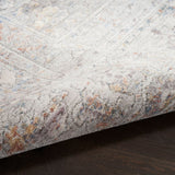 Elegant Heirloom Ivory & Rust Patterned Rug in 2 Sizes