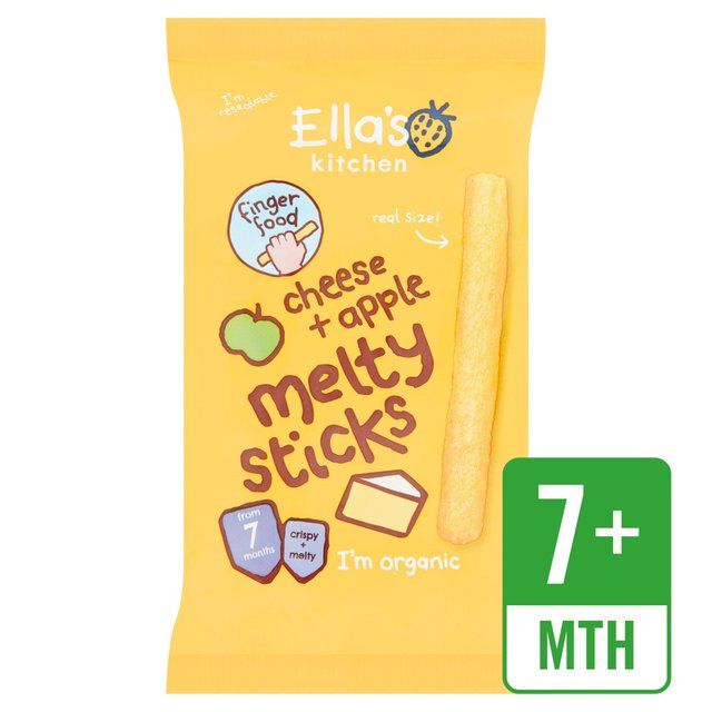 Ella's Kitchen Cheese & Apple Organic Melty Sticks 7+ mths 16g