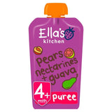 Ella's Kitchen Pears Nectarines and Guava Baby Food Pouch 4+ Months 120g