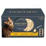 Encore Cat Broth Tin Chicken Selection 4 x 70g