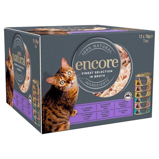 Encore Cat Tins Mixed Multipack 12 x 70g