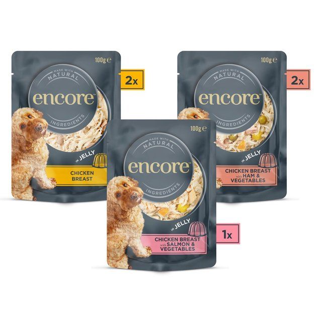 Encore Deluxe Collection Dog Pouch in Jelly 5 x 100g