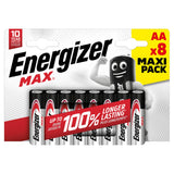 Energizer Max AA Alkaline Batteries x8