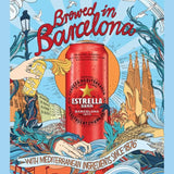 Estrella Damm Premium Lager Beer Cans 10 x 330ml