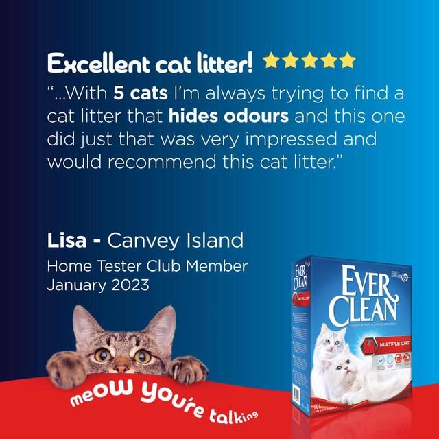 Ever Clean Multiple Cat Clumping Litter 10L