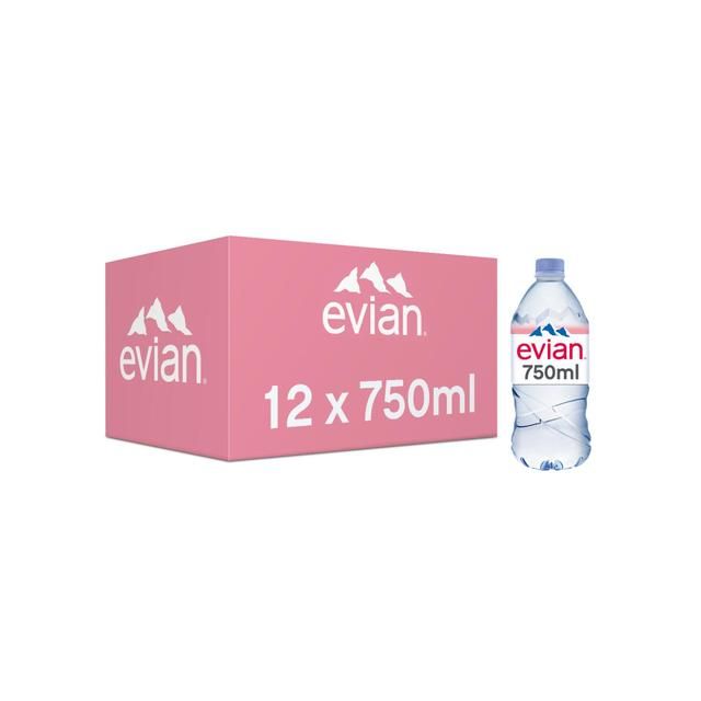 Evian Still Mineral Water 12 x 750ml