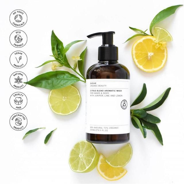 Evolve Organic Aromatic Hand & Body Wash Citrus 250ml