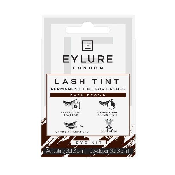 Eylure Lash Tint - Dark Brown - Permanent Tint For Lashes
