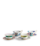 Wedgwood Wonderlust teacups and saucers set of 4 (British brand)