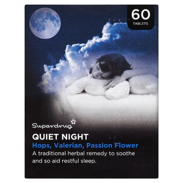 Superdrug Quiet Night Tablets x 60 GOODS Superdrug
