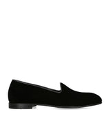 Zegna Velvet Gala Loafers Formal Shoes