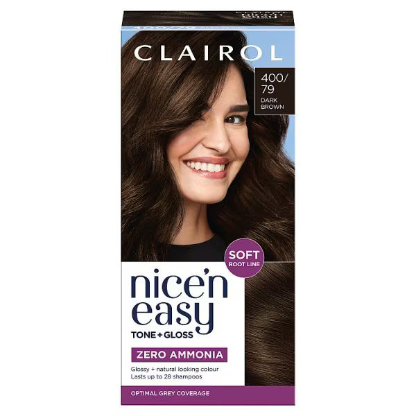 Clairol Dark Brown hair dye semi permanent - British product